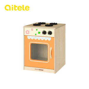 Maple laminate finish rubberwood Furniture Play Kitchen QTL-MT011