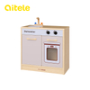 Rubber Wood Furniture Play Kitchen QTL-BY012-M06