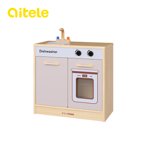 Rubber Wood Furniture Play Kitchen QTL-BY012-M06