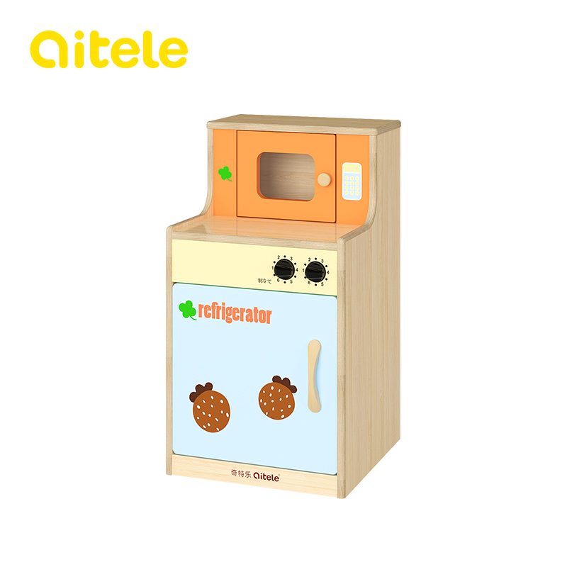 Maple laminate finish rubberwood Furniture Play Kitchen QTL-MT009,QTL-MT010,QTL-MT011,QTL-MT012