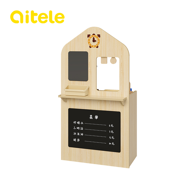 Maple Plywood Furniture Play Store Counter QTL-HDB040