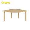 Maple Plywood Furniture Tables and Chairs QTL-HDB045,QTL-HDB046